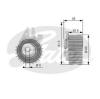 GATES T43044 Tensioner Pulley, timing belt