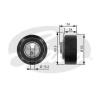 GATES T43049 Deflection/Guide Pulley, timing belt