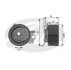GATES T43050 Tensioner Pulley, timing belt