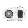 GATES T43055 Tensioner Pulley, timing belt