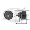 GATES T43149 Tensioner Pulley, timing belt