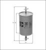 MAHLE ORIGINAL KL186 Fuel filter