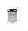 MAHLE ORIGINAL KL155/1 (KL1551) Fuel filter