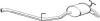 BOSAL 287-087 (287087) End Silencer