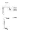 BREMI 300/699 (300699) Ignition Cable Kit