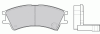 FERODO FSL1326 Brake Pad Set, disc brake