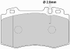 FERODO FDB1426 Brake Pad Set, disc brake