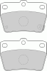 FERODO FDB1531 Brake Pad Set, disc brake