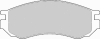 FERODO FDB788 Brake Pad Set, disc brake