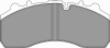 FERODO FCV1328BFE Brake Pad Set, disc brake
