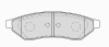 FERODO FDB1986 Brake Pad Set, disc brake