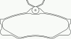 MINTEX MDB1362 Brake Pad Set, disc brake