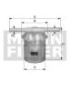 MANN-FILTER WK42/6 (WK426) Fuel filter