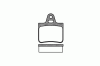ROADHOUSE 2102.00 (210200) Brake Pad Set, disc brake