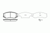 ROADHOUSE 2357.22 (235722) Brake Pad Set, disc brake