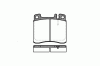 ROADHOUSE 2408.00 (240800) Brake Pad Set, disc brake