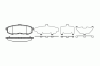 ROADHOUSE 21160.00 (2116000) Brake Pad Set, disc brake
