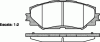 ROADHOUSE 21232.00 (2123200) Brake Pad Set, disc brake