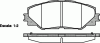 ROADHOUSE 21234.00 (2123400) Brake Pad Set, disc brake
