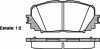 ROADHOUSE 21258.00 (2125800) Brake Pad Set, disc brake
