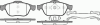 ROADHOUSE 2843.10 (284310) Brake Pad Set, disc brake