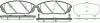 ROADHOUSE 21041.12 (2104112) Brake Pad Set, disc brake