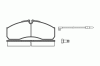 REMSA 0651.12 (065112) Brake Pad Set, disc brake