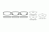 REMSA 1037.00 (103700) Brake Pad Set, disc brake