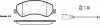 REMSA 1250.02 (125002) Brake Pad Set, disc brake