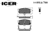 ICER 140914-700 (140914700) Brake Pad Set, disc brake