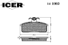 ICER 141003 Brake Pad Set, disc brake