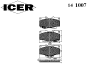 ICER 141007 Brake Pad Set, disc brake