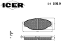 ICER 141010 Brake Pad Set, disc brake