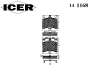 ICER 141168 Brake Pad Set, disc brake