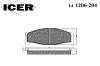 ICER 141206-204 (141206204) Brake Pad Set, disc brake