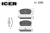 ICER 141251 Brake Pad Set, disc brake