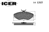 ICER 141315 Brake Pad Set, disc brake
