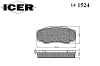 ICER 141524 Brake Pad Set, disc brake