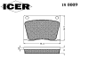 ICER 180009 Brake Pad Set, disc brake