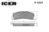 ICER 180269 Brake Pad Set, disc brake
