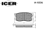 ICER 180336 Brake Pad Set, disc brake
