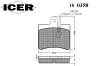 ICER 180358 Brake Pad Set, disc brake