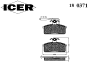 ICER 180371 Brake Pad Set, disc brake