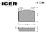 ICER 180386 Brake Pad Set, disc brake