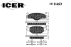 ICER 180460 Brake Pad Set, disc brake