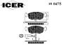 ICER 180475 Brake Pad Set, disc brake