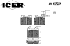 ICER 180529 Brake Pad Set, disc brake