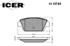 ICER 180540 Brake Pad Set, disc brake