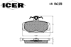 ICER 180618 Brake Pad Set, disc brake