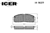 ICER 180619 Brake Pad Set, disc brake